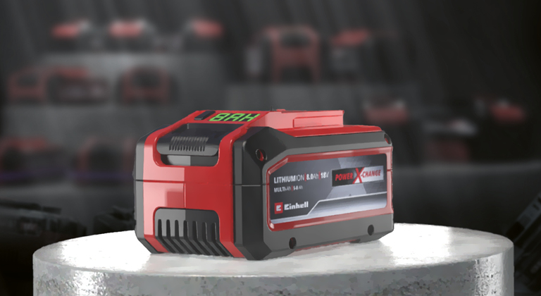 Illustration d'une batterie Einhell originale et de batteries contrefaites