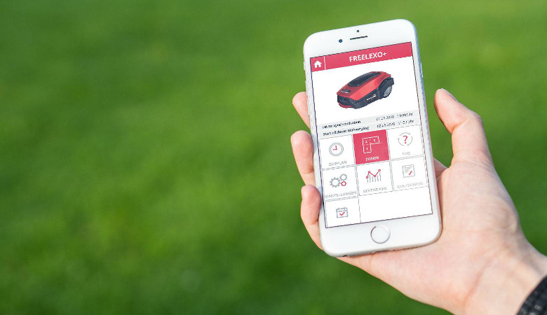 app for robotic lawn mowers