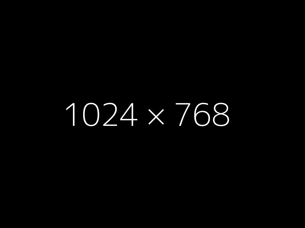1024 x 768
